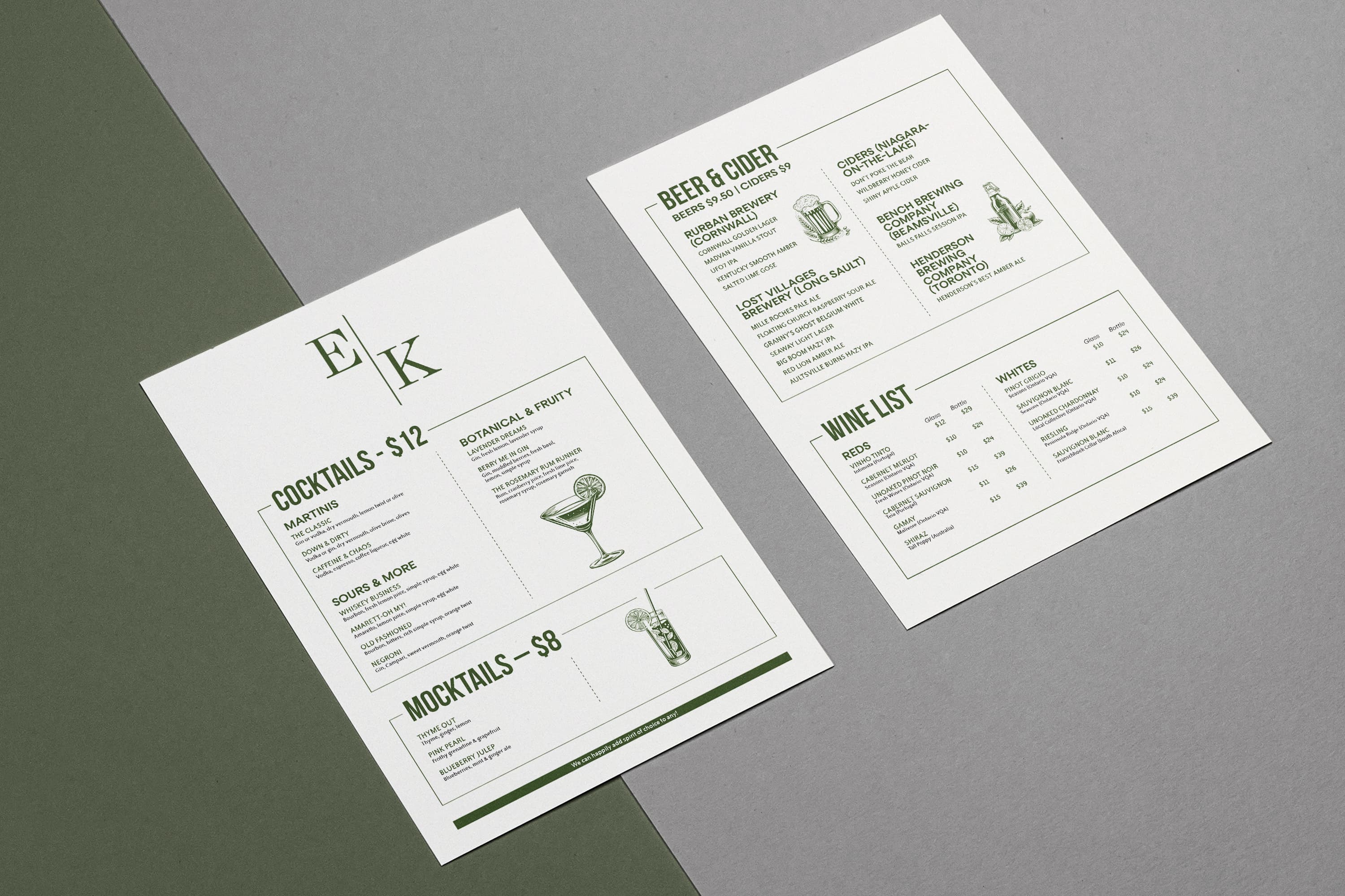 Double sided menu · 03, restaurant menu design by Al Mamun