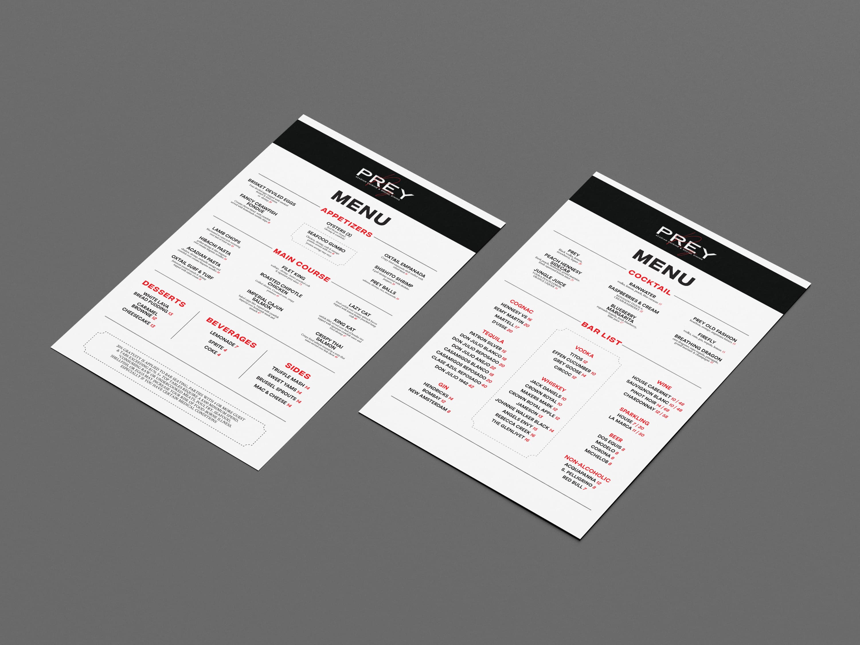 Double sided menu · 04, restaurant menu design by Al Mamun
