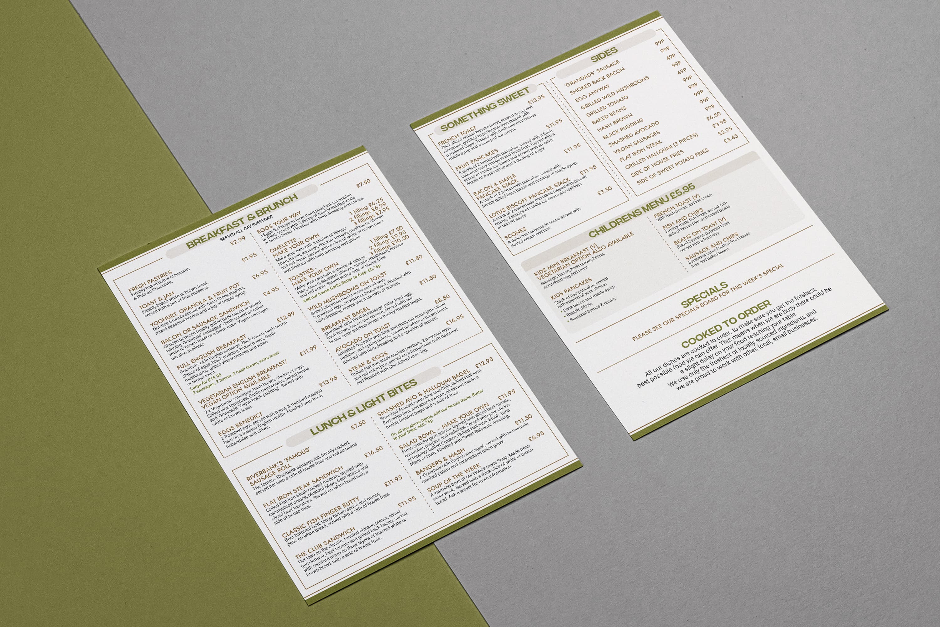 Single page menu · 02, restaurant menu design by Al Mamun
