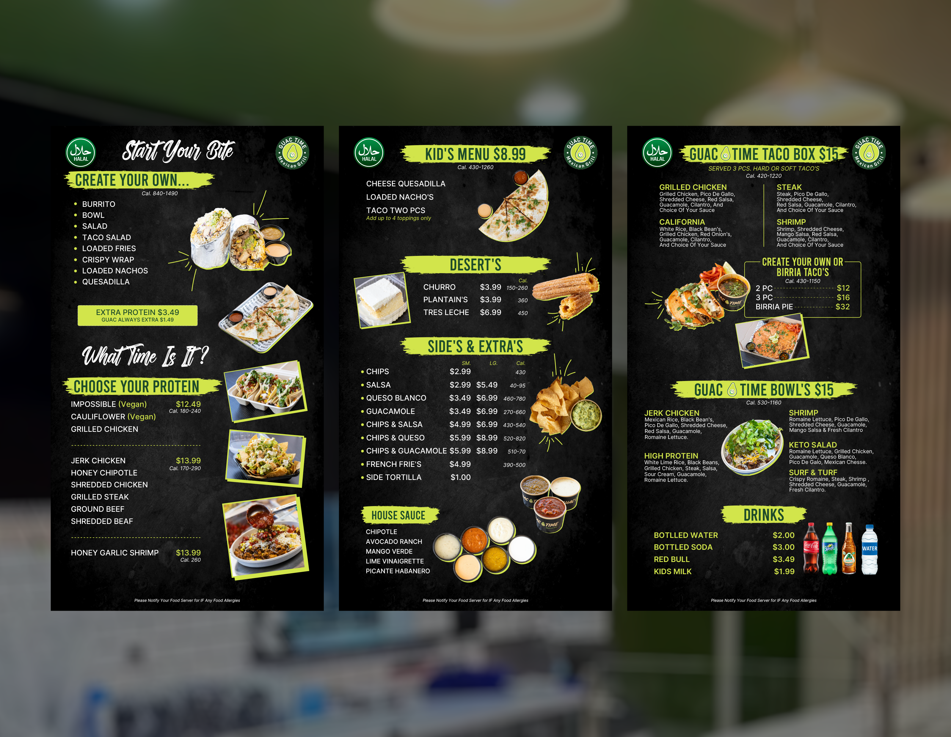 TV menus menu · 01, restaurant menu design by Al Mamun