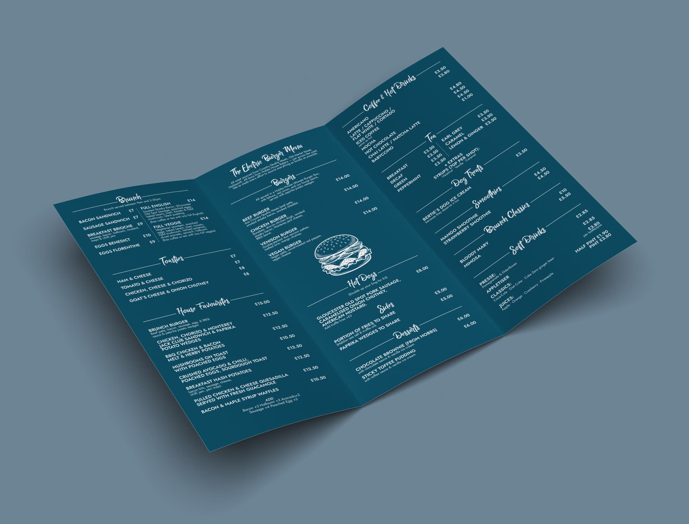 Trifold menu · 06, restaurant menu design by Al Mamun