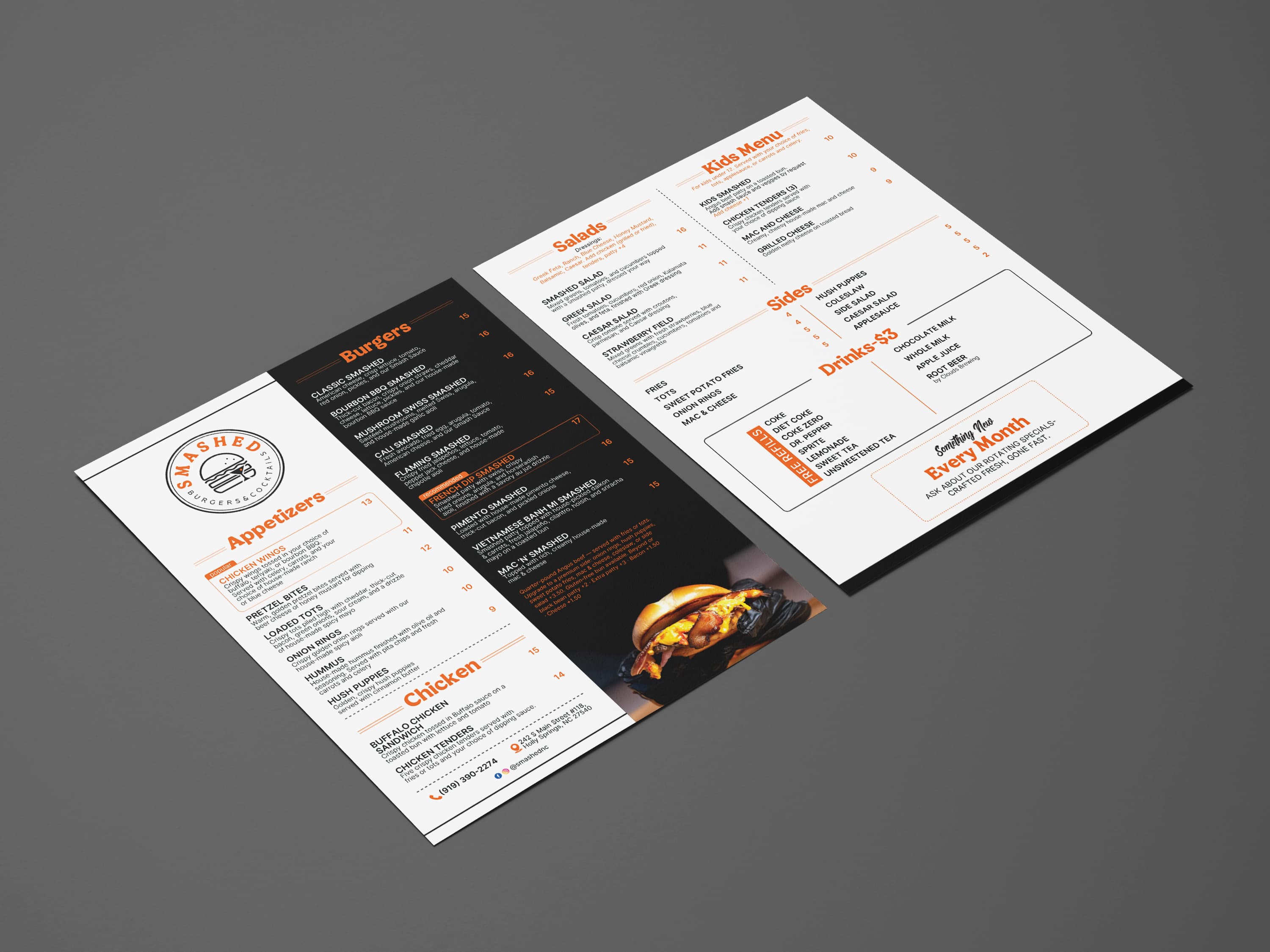 Double sided menu · 07, restaurant menu design by Al Mamun