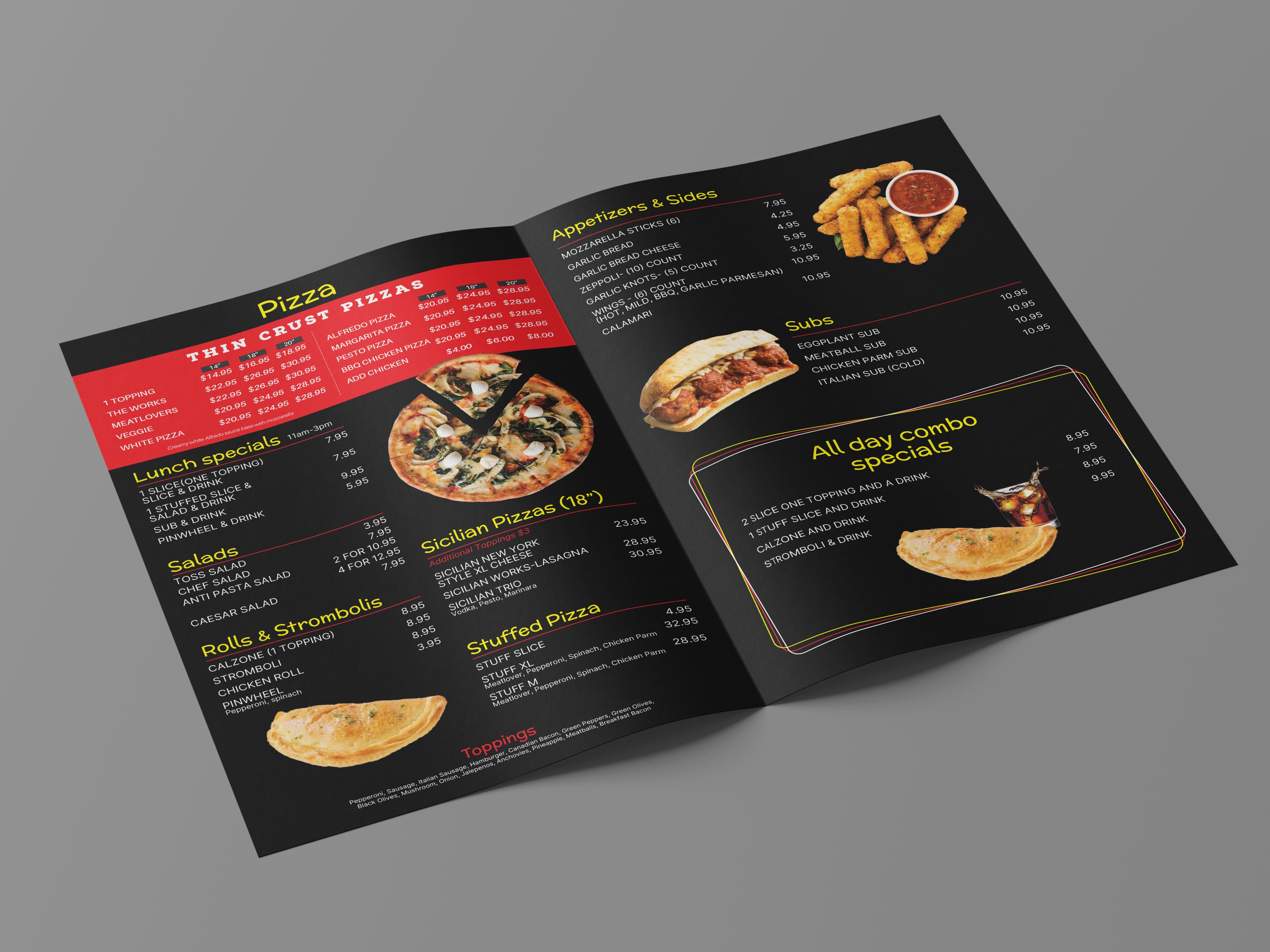 Bifold menu · 06, restaurant menu design by Al Mamun