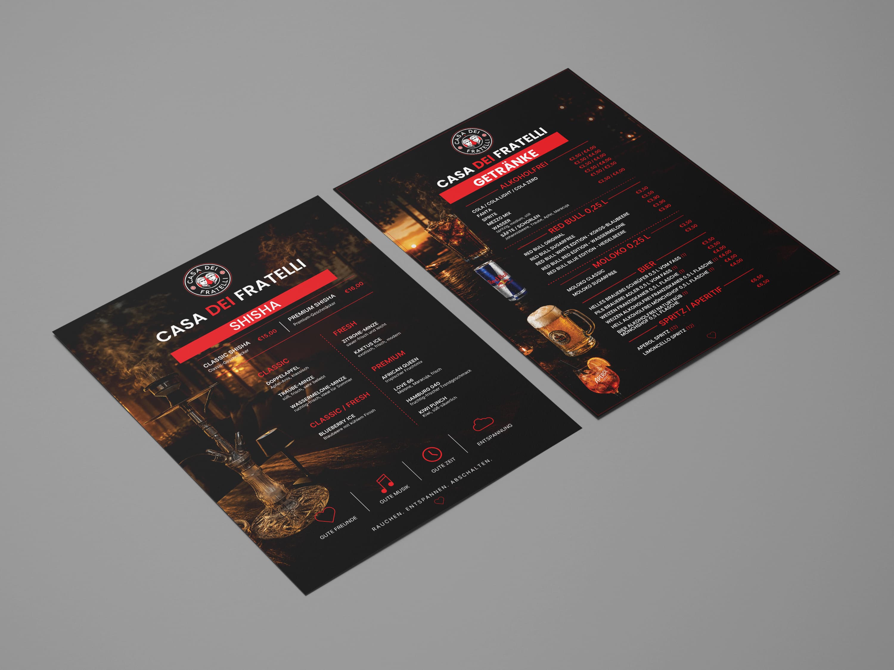 Double sided menu · 08, restaurant menu design by Al Mamun