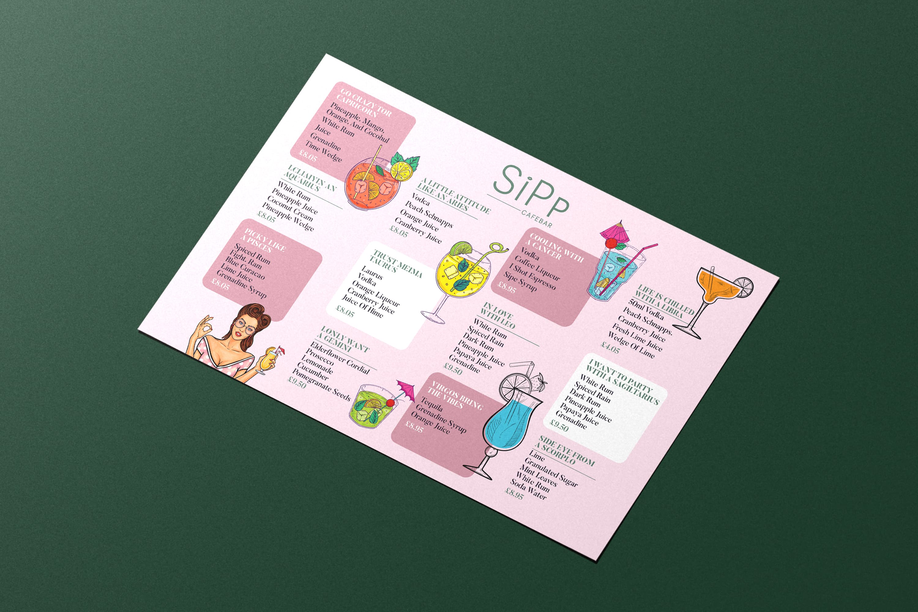 Drinks menu · 02, restaurant menu design by Al Mamun