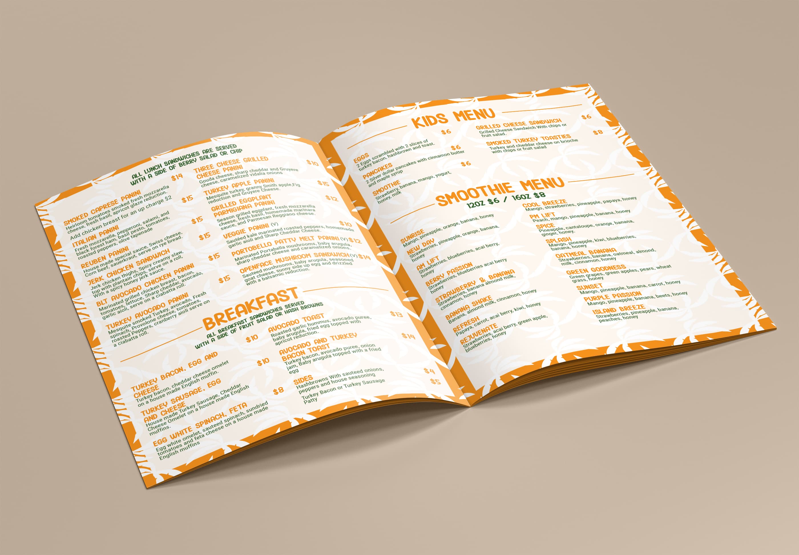 Drinks menu · 05, restaurant menu design by Al Mamun