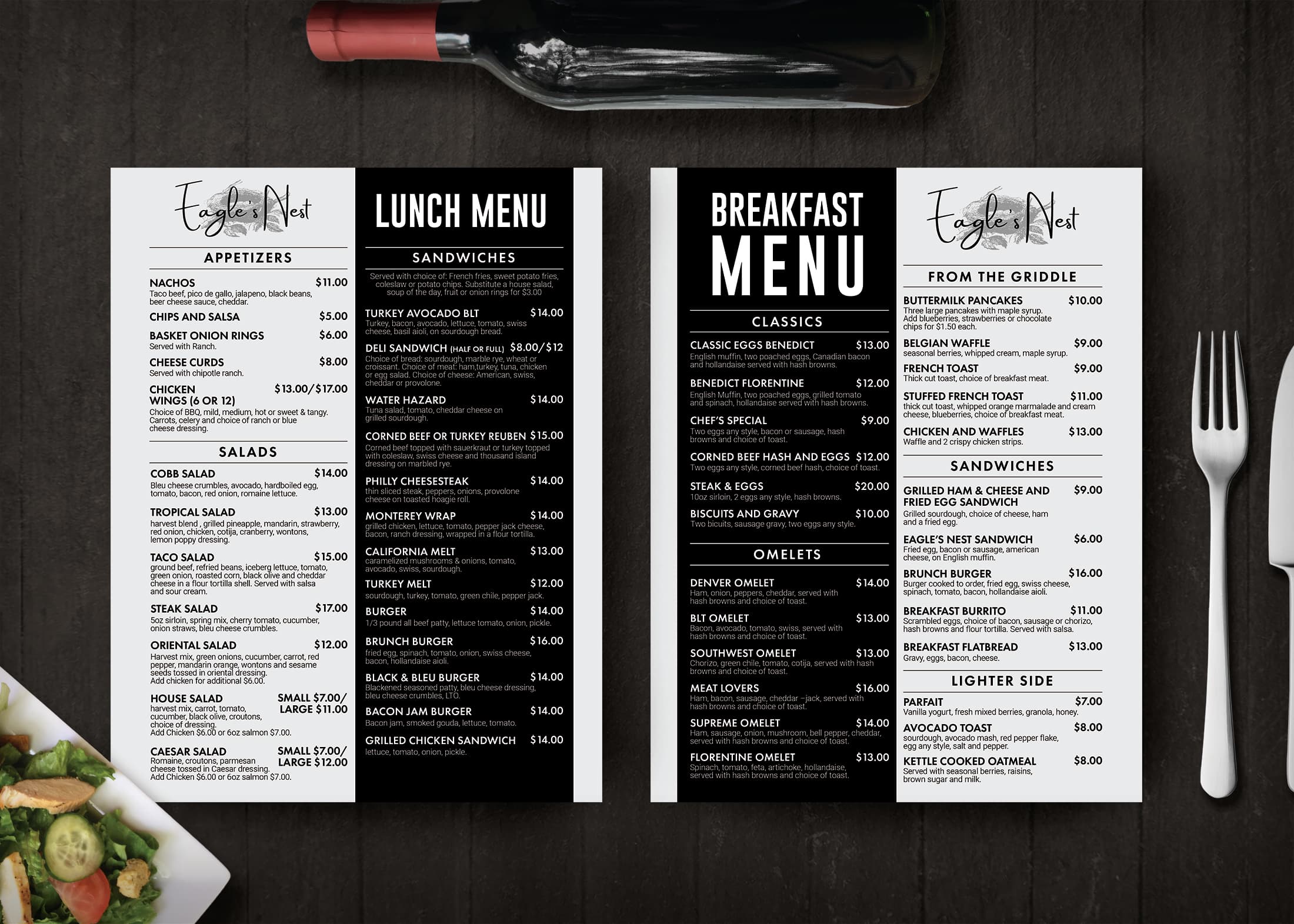 Double sided menu · 10, restaurant menu design by Al Mamun
