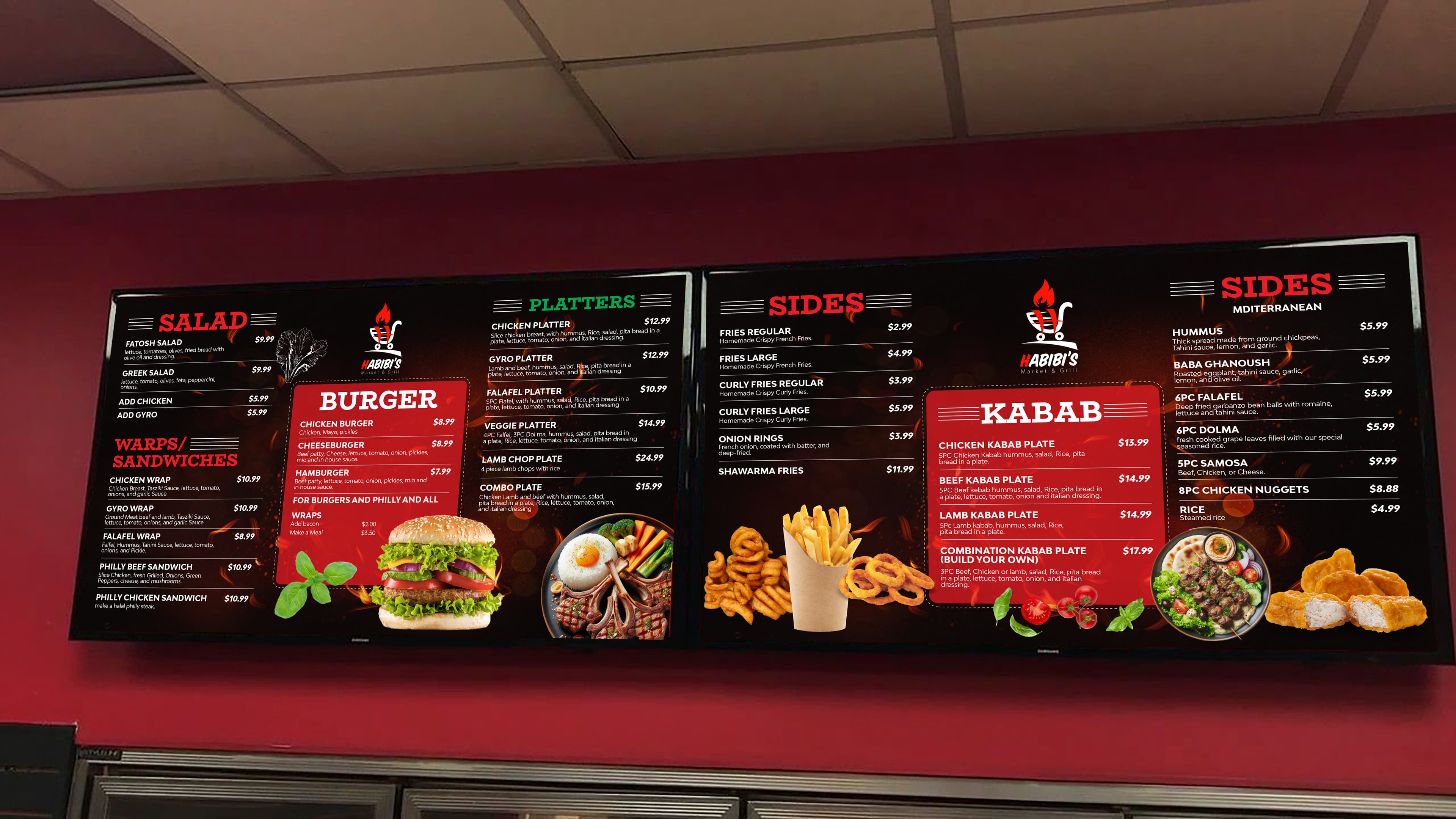 TV menus menu · 02, restaurant menu design by Al Mamun