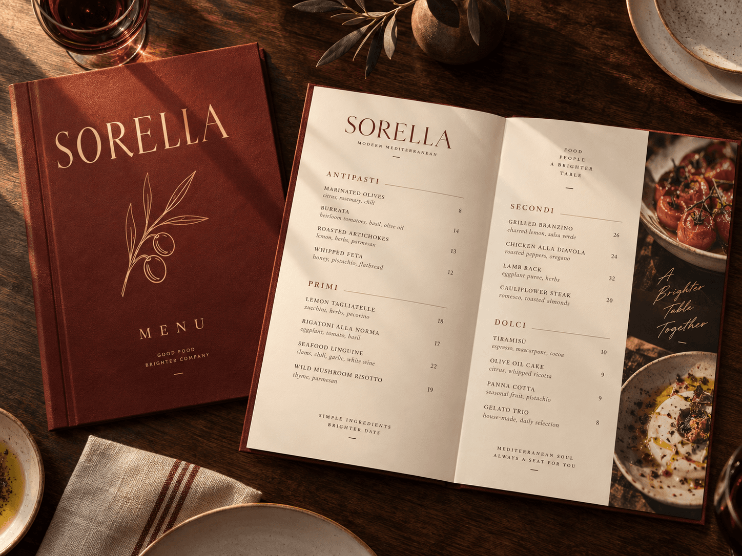 Sorella Menu project by Al Mamun